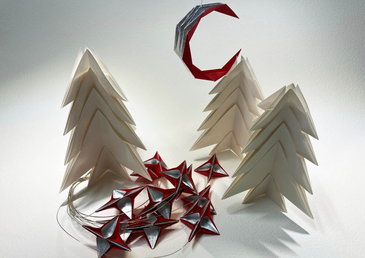 Sabato 23 Novembre
 9.30-12.30
CORSO PAPER ARTIST
Origami a tema Natale con paesaggio di alberi, luna e stelle